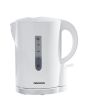 Daewoo SDA1650GE 1.7L 2200W White Plastic Kettle with Chrome Band