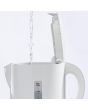 Daewoo SDA1650GE 1.7L 2200W White Plastic Kettle with Chrome Band