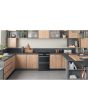 Hotpoint HDT67V9H2CB/UK Ceramic Double Cooker - Black