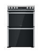 Hotpoint HDT67V9H2CX/UK Double 60cm Electric Cooker - Inox