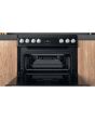 Hotpoint HDT67V9H2CB/UK Ceramic Double Cooker - Black