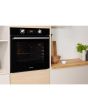 Indesit IFW 6340 BL UK Electric Single Built-In Oven - Black