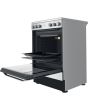 Hotpoint HS67V5KHX Freestanding Electric Cooker - Inox