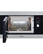 Hotpoint MF25G IX H Built-In Compact Microwave Oven - Inox