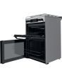 Hotpoint HDM67G0CCX/UK 60cm Double Gas Cooker - Inox