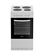 Indesit I5E3KMW Freestanding 50cm Electric Single Cooker - White