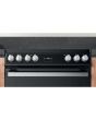 Hotpoint HDT67V9H2CB/UK Ceramic Double Cooker - Black