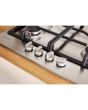 Indesit THP641WIXI Gas Hob - Inox