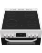 Hotpoint HTE6VDCW Freestanding 60cm Ceramic Electric Cooker - White