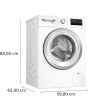 Bosch WAN28258GB, Washing machine, front loader