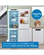 Bosch KGN362WDFG, Free-standing fridge-freezer with freezer at bottom