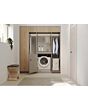 Haier BHA6S696M6D9-80 9/6kg Integrated Washer Dryer with A-30%/D Energy Rating  - White with Black Bezel