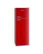 Montpellier MAB346R Retro Top Mount Fridge Freezer in Red