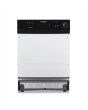 Montpellier MDI655K Full Size 60cm Semi Integrated Dishwasher in Black