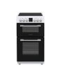Montpellier MDOC50FW 50cm Double Ceramic Cooker in White