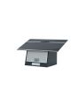 Montpellier MHD650BK 60cm Slanted Black Glass Hood