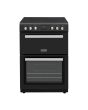 Montpellier MMRC60FK 60cm Ceramic Mini Range Cooker in Black