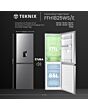 Teknix FFH1825WS/E 55cm 50/50 Fridge Freezer Total No Frost with Water Dispenser - Silver
