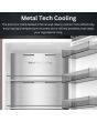 Teknix TH60TLX 60cm Tall Larder Fridge with Metal Tech Cooling - Stainless Steel