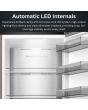 Teknix TH60TLX 60cm Tall Larder Fridge with Metal Tech Cooling - Stainless Steel