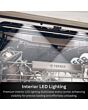 Teknix TX3FD618W 3 Series Freestanding 60cm Dishwasher - 15 Place Settings - Energy Class C - White