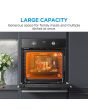 Midea Xpress Fry MBO65M90D2C-BK Multifunction Built-In Single Oven with Catalytic Liners - Black - A+ Rated