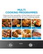 Midea Xpress Fry MBO65M90D2C-BK Multifunction Built-In Single Oven with Catalytic Liners - Black - A+ Rated