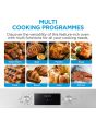 Midea Xpress Fry MBO65M90D2C-SS Multifunction Built-In Single Oven with Catalytic Liners - Stainless Steel - A+ Rated