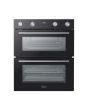 Midea MBOD50M3AD0-BK Fan Built-Under Double Oven - Black - AA Rated