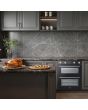 Midea MBOD50M3AD0-BK Fan Built-Under Double Oven - Black - AA Rated