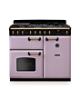 Rangemaster CLDL100DFPHTH/AB1 Classic Deluxe 100 Dual Fuel Range Cooker - Heather - A Rated