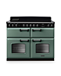 Rangemaster CLDLB110EIPMGR/CM1 Classic Deluxe 110 Induction Range Cooker - Mineral Green - A Rated