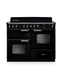 Rangemaster CLDLO110EIPGBL/CM1 Classic Deluxe 110 Induction Range Cooker - Gloss Black - A Rated