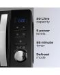 Daewoo 20L Black Digital 800W Microwave SDA2866