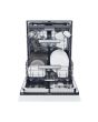 Haier XS 6B0S3FSB-80 60cm Dishwasher, 16 Place Settings, B Energy, 40 dB, WASHLENS PLUS