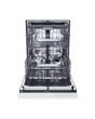 Haier XS 6B0S3FSB-80 60cm Dishwasher, 16 Place Settings, B Energy, 40 dB, WASHLENS PLUS