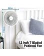 Igenix IGFP012W Pedistal Fan