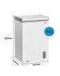 Midea MDRC154FZE01 99L Chest Freezer