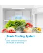 Midea MDRE353FGE01D 178cm 70/30 Integrated Frost Free Fridge Freezer with Sliding Door Fixing Kit