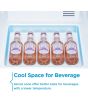 Midea MDRE353FGE01D 178cm 70/30 Integrated Frost Free Fridge Freezer with Sliding Door Fixing Kit