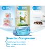 Midea MDRE353FGE01D 178cm 70/30 Integrated Frost Free Fridge Freezer with Sliding Door Fixing Kit