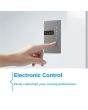 Midea MDRE353FGE01D 178cm 70/30 Integrated Frost Free Fridge Freezer with Sliding Door Fixing Kit