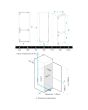 Midea MDRE379FGE01D 70/30 Integrated Fridge Freezer with Sliding Door Fixing Kit
