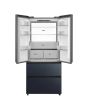 Midea MDRF705BIE70 American Style French Door Fridge Freezer In Midnight Glass