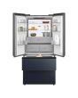 Midea MDRF705BIE70 American Style French Door Fridge Freezer In Midnight Glass