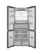 Midea MDRM706BIE70 Total No Frost American Fridge Freezer In Midnight Glass