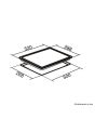 SIA UB30IH Domino Induction Hob Touch Control