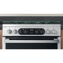 Hotpoint HD67G8CCX Dual Fuel Cooker