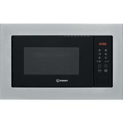 Indesit MWI125GX Built-In Microwave - Stainless Steel