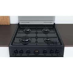 Indesit ID67G0MCB/UK Double Cooker - Black